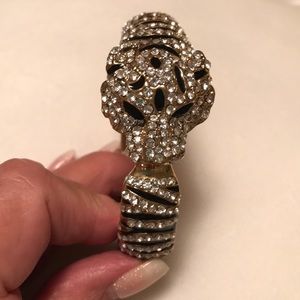 Rhinestone Tiger Bracelet - Unique